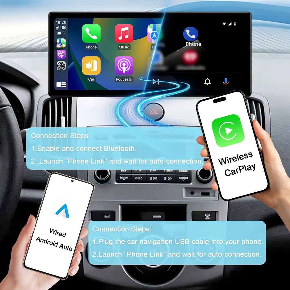 Android 16 12.3" Car Radio for Honda Accord 10 CV X 2018-2022 Wireless CarPlay GPS Bluetooth WiFi DSP IPS Touch Screen Autoradio