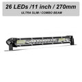 Slim Spot Flood LED Bar Off Road 12V 24V LED Light Bar Work Light For Car 4x4 Truck ATV SUV Boat Lada Barra LED Lightbar
