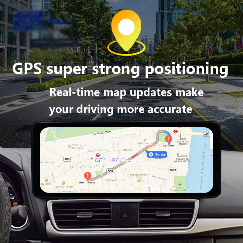 Android 15 Car Radio Multimedia Audio Video Player for Honda CRV 2007 - 2012 GPS Navigation Wireless CarPlay DSP Stereo BT WiFi