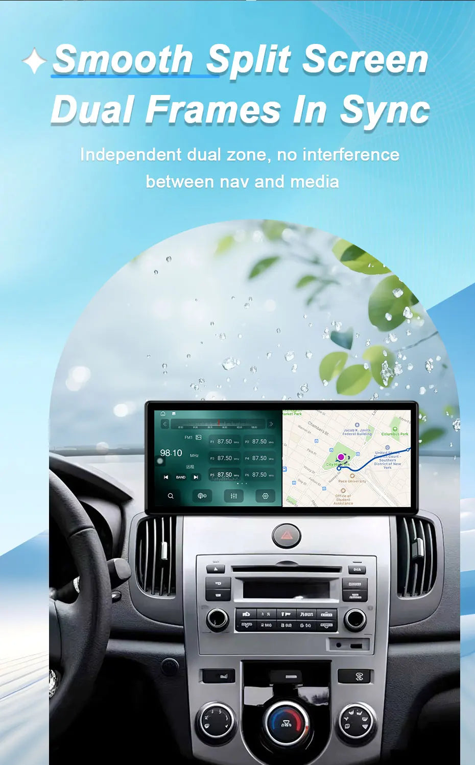 Android 16 12.3" Car Radio for Honda Accord 10 CV X 2018-2022 Wireless CarPlay GPS Bluetooth WiFi DSP IPS Touch Screen Autoradio