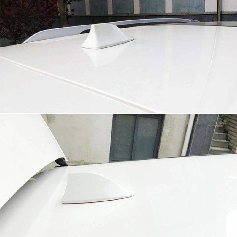 Car Shark Fin Antenna Auto Radio Signal Aerials Car Roof Antennas FM Signal Design Aerials Antenna for All Car Auto Accessories