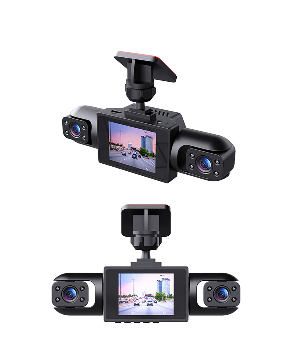 Dash Cam for Cars HD 24H Recording Car Camera Night Vision Video Recorder wide angle 4 Channel Car DVR Came for Front and Rear
