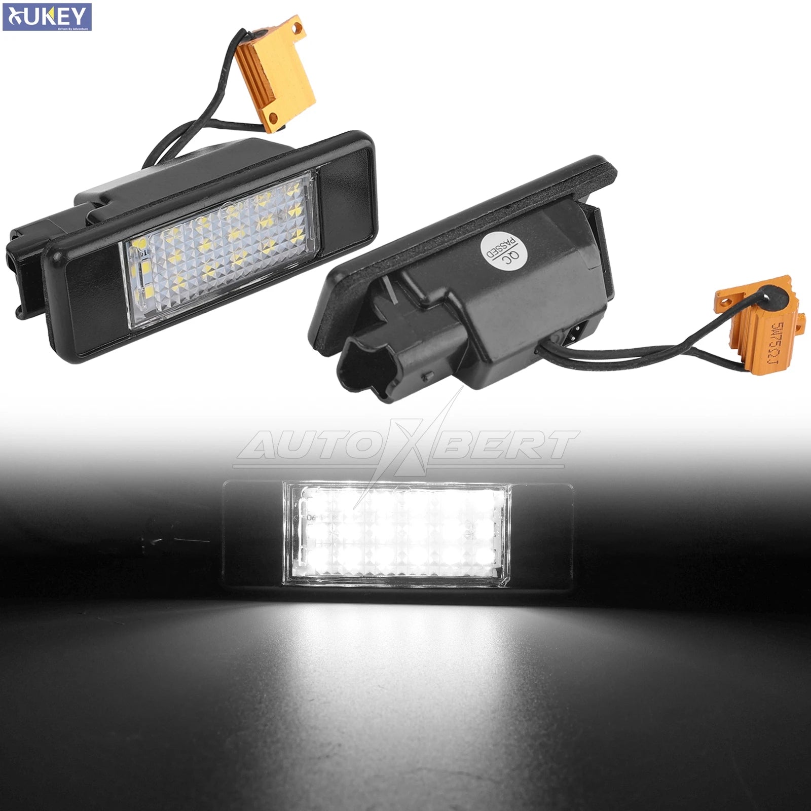 2Pcs Error Free LED License Plate Light Number Plate Lamp For Mercedes-Benz Vito Viano W639 2003-2014 Sprinter W906 2006-2018