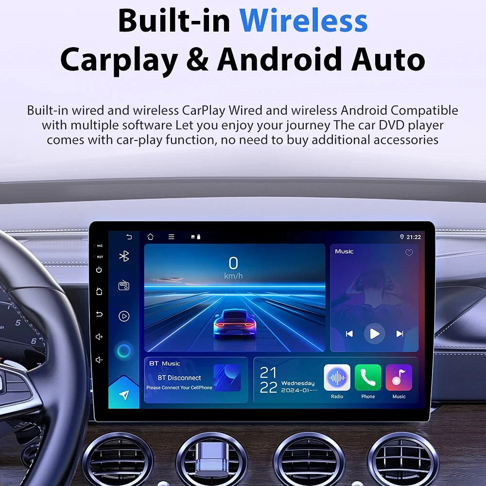 Android 15 Car Radio For Honda Civic EJ EK EM 1995-2001 LHD RHD GPS Navigation Android Auto Carplay Wifi Stereo Unit 4G No 2din