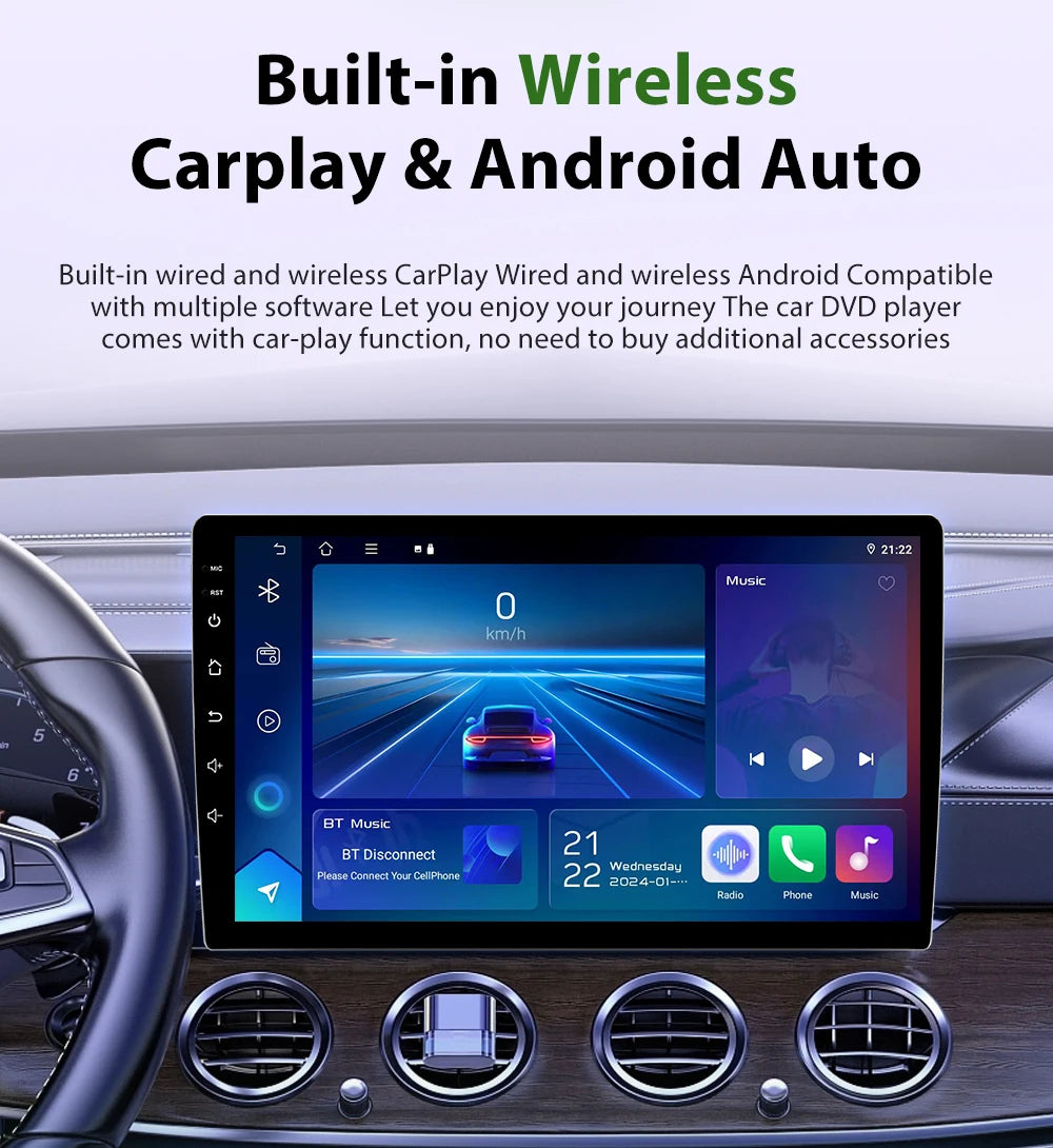 Android 15 Car Radio For Honda Civic EJ EK EM 1995-2001 LHD RHD GPS Navigation Android Auto Carplay Wifi Stereo Unit 4G No 2din