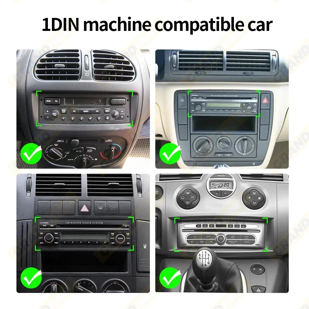 Car Radio 1din Srereo MP3 Player Bluetooth FM Receiver With Remote Control AUX/USB Support Type C Phone Charging Voice Assistant