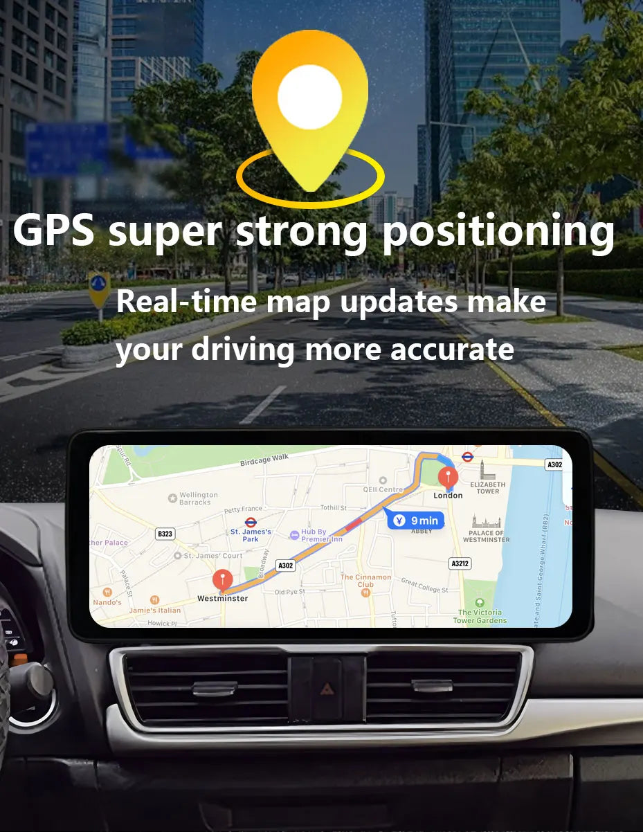 Android 15 Car Radio Multimedia Audio Video Player for Honda CRV 2007 - 2012 GPS Navigation Wireless CarPlay DSP Stereo BT WiFi