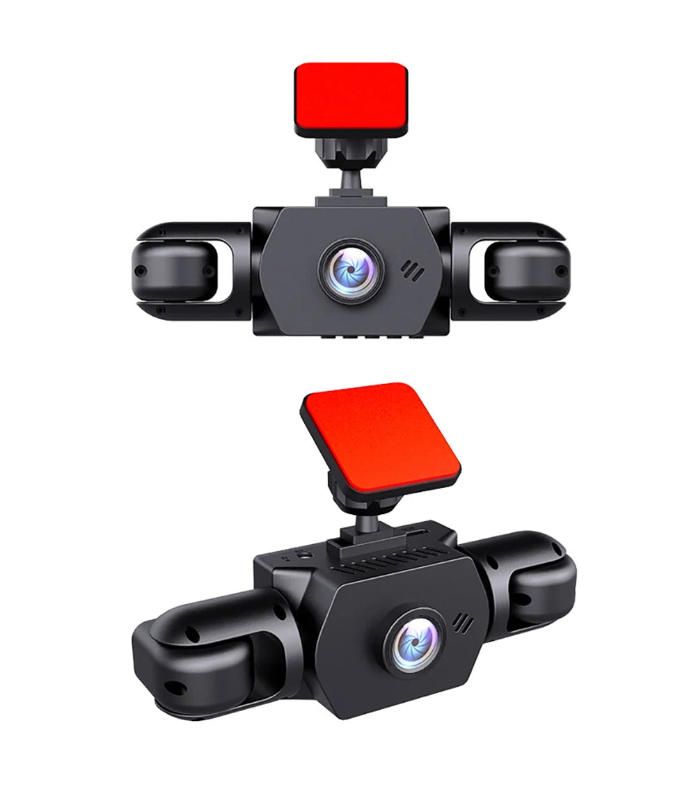 Dash Cam for Cars HD 24H Recording Car Camera Night Vision Video Recorder wide angle 4 Channel Car DVR Came for Front and Rear