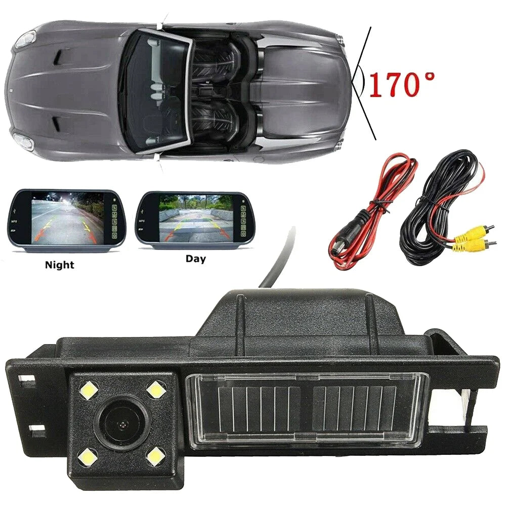 Car HD 4LED Rear View Backup Camera Reverse Camera for Opel Astra H J Corsa Meriva Zafira Insignia FIAT Buick Regal