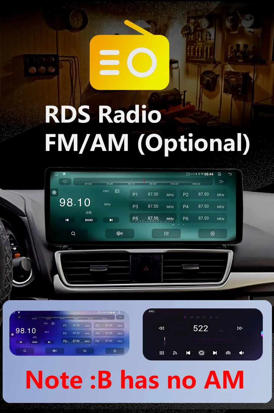 Android 15 Car Radio Multimedia Audio Video Player for Honda CRV 2007 - 2012 GPS Navigation Wireless CarPlay DSP Stereo BT WiFi
